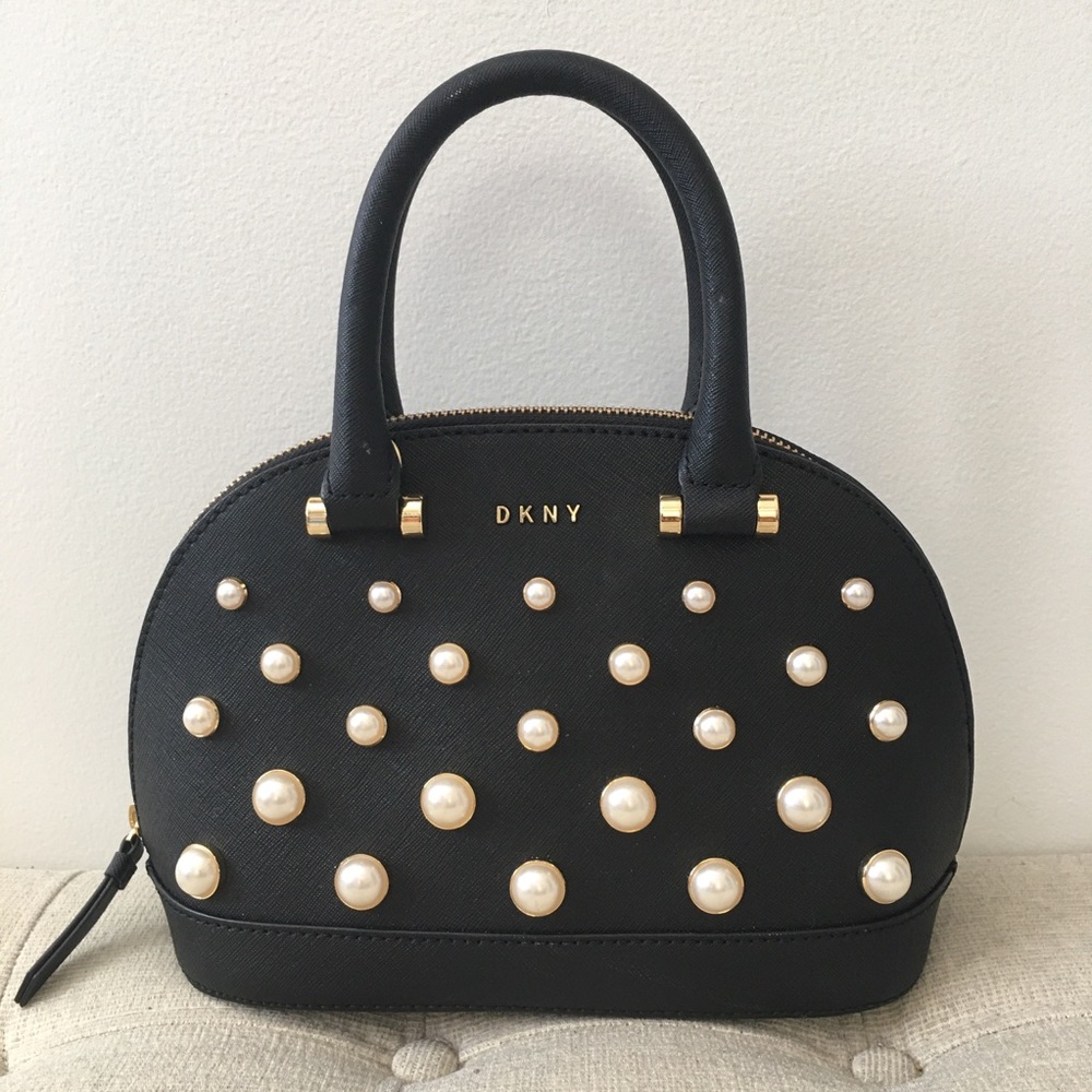 DKNY Pearl Embellished Dome Bag